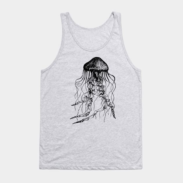 Classic Jellyfish Tank Top by Stevendan